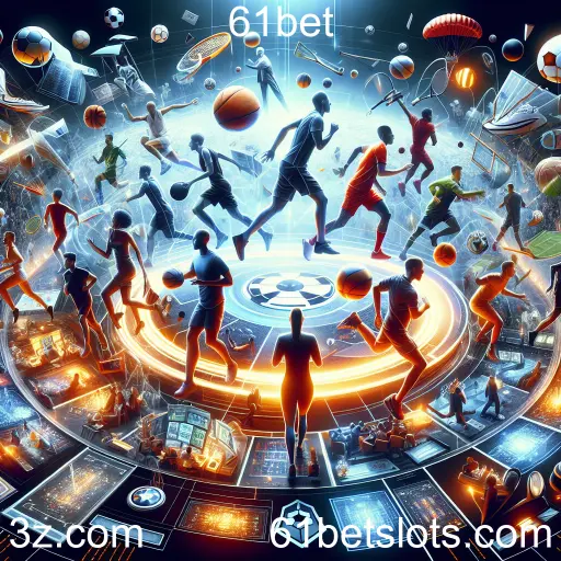 Imagem promocional da 61bet mostrando a plataforma e suas vantagens